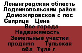 Ленинградская область Лодейнопольский район Доможировское с/пос Свирица › Цена ­ 1 700 000 - Все города Недвижимость » Земельные участки продажа   . Тульская обл.,Тула г.